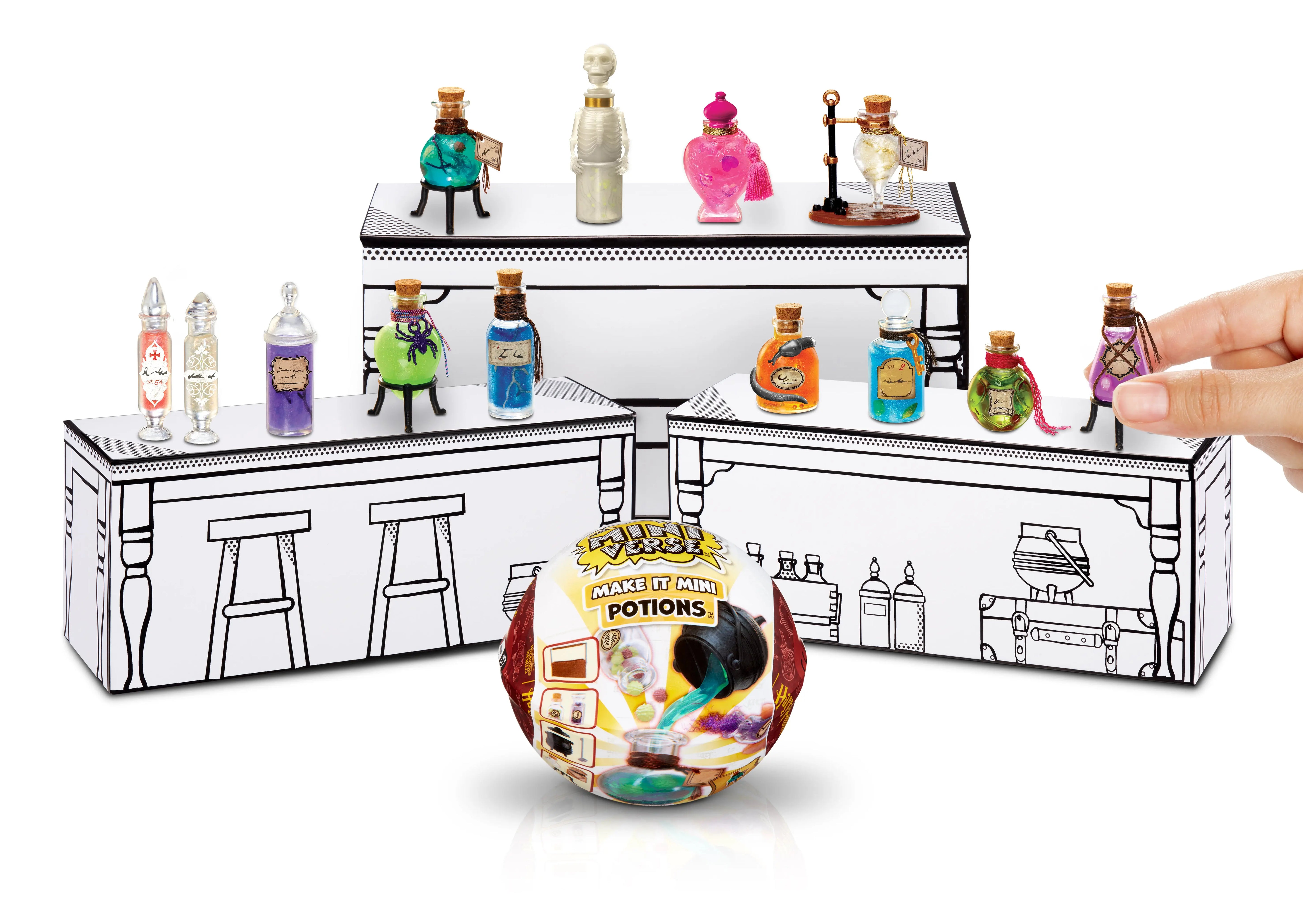 Miniverse Make it Mini Potions Harry Potter -  La boutique Aux 2 Balais