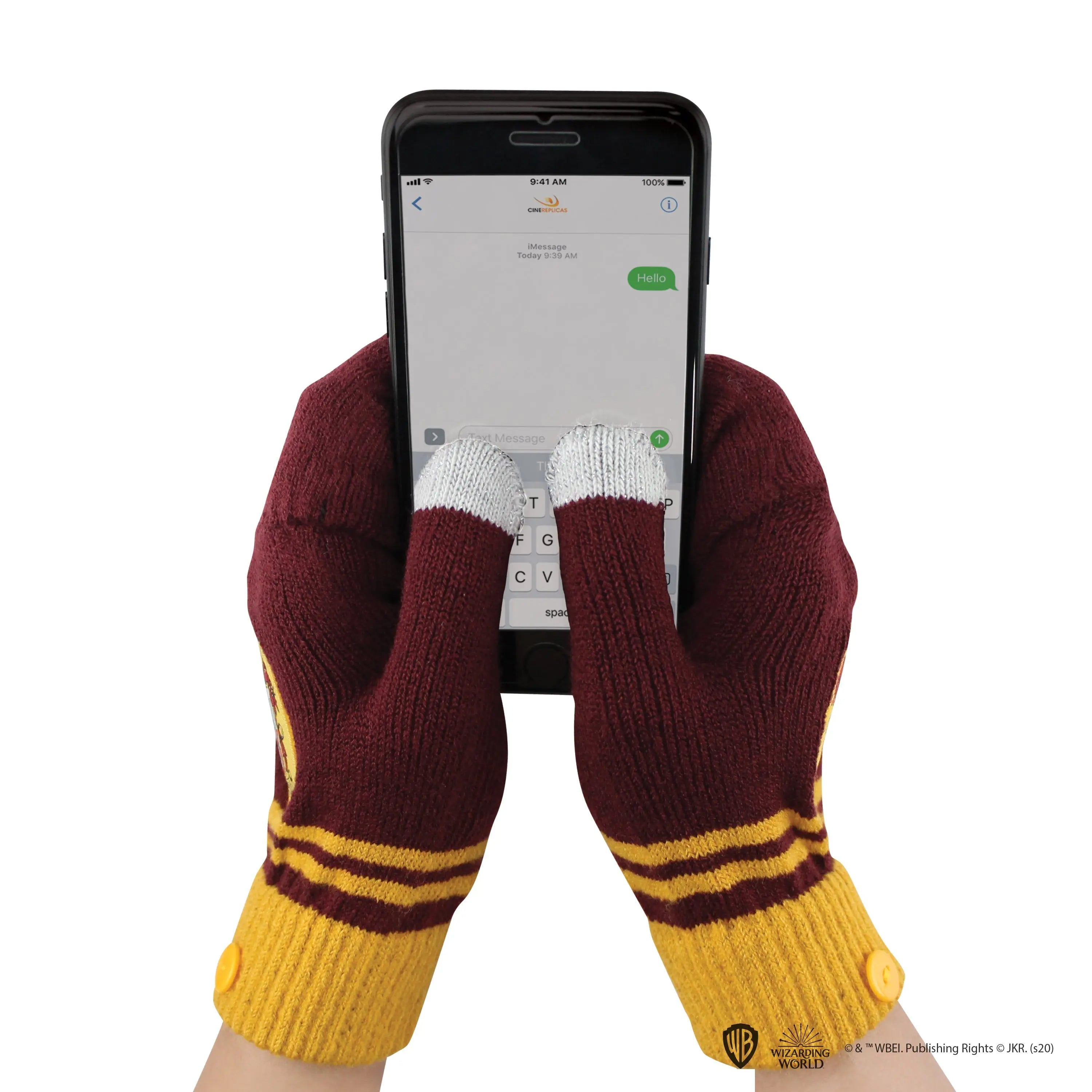 Moufles Gryffondor tactiles Magic Touch -  La boutique Aux 2 Balais