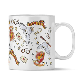 Mug Accio Hedwige Gryffondor 330ml -  La boutique Aux 2 Balais
