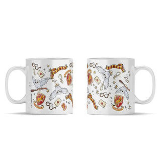Mug Accio Hedwige Gryffondor 330ml -  La boutique Aux 2 Balais