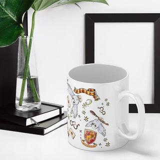 Mug Accio Hedwige Gryffondor 330ml -  La boutique Aux 2 Balais