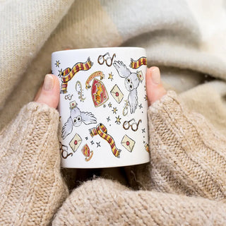 Mug Accio Hedwige Gryffondor 330ml -  La boutique Aux 2 Balais