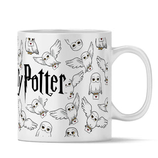 Mug Accio Hedwige et sa lettre 330ml -  La boutique Aux 2 Balais