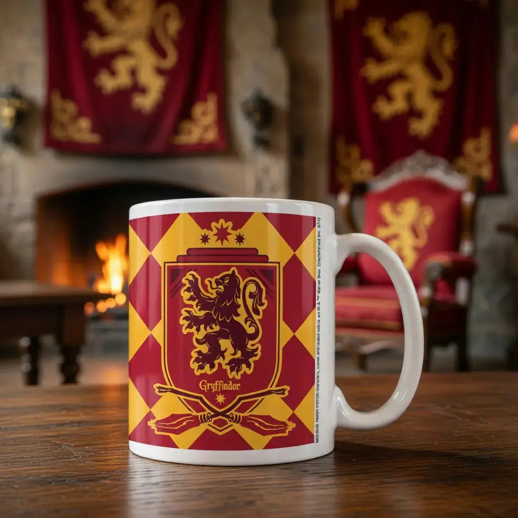 Mug Carreaux Gryffondor -  La boutique Aux 2 Balais