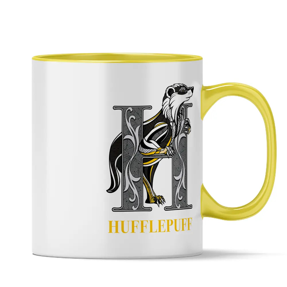 Mug Elixir Poufsouffle Jaune 330ml -  La boutique Aux 2 Balais