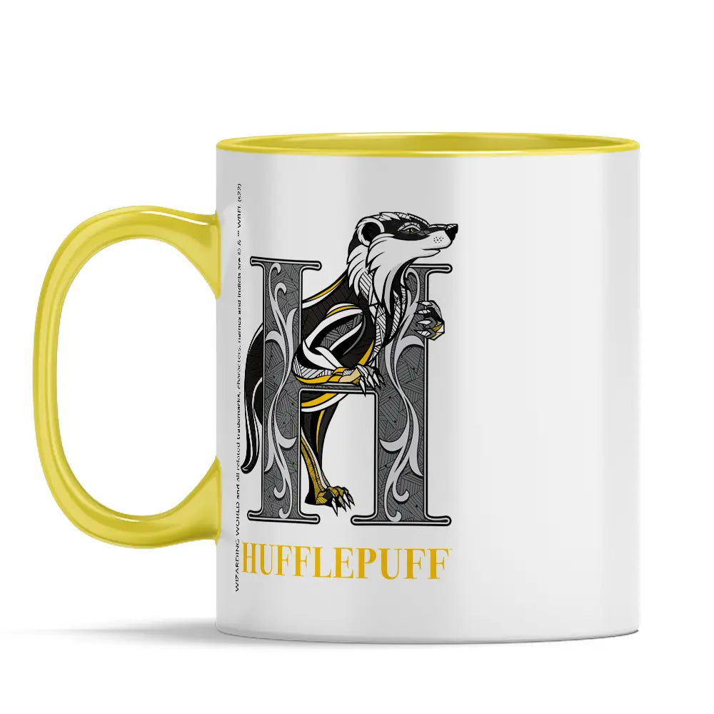 Mug Elixir Poufsouffle Jaune 330ml -  La boutique Aux 2 Balais