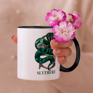 Mug Elixir Serpentard Noir 330ml -  La boutique Aux 2 Balais