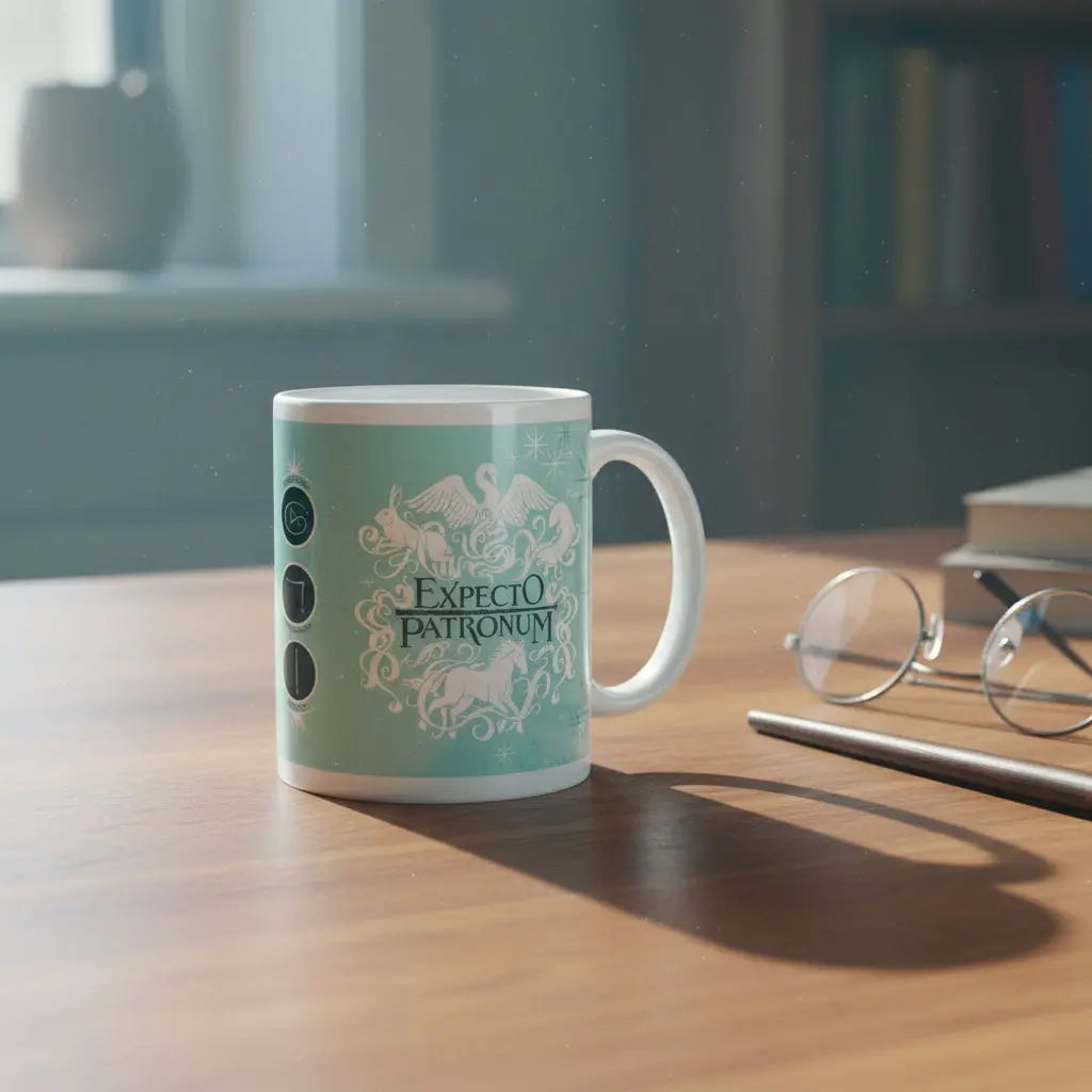 Mug Expecto Patronum Harry Potter 330ml -  La boutique Aux 2 Balais