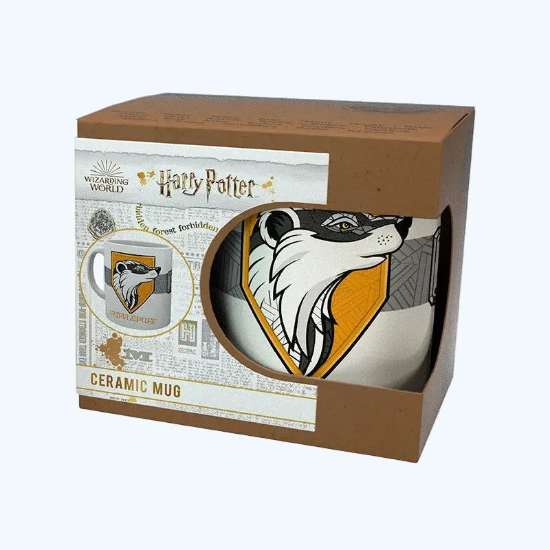 Mug Harry Potter Maison Poufsouffle - Céramique 320 ml -  La boutique Aux 2 Balais