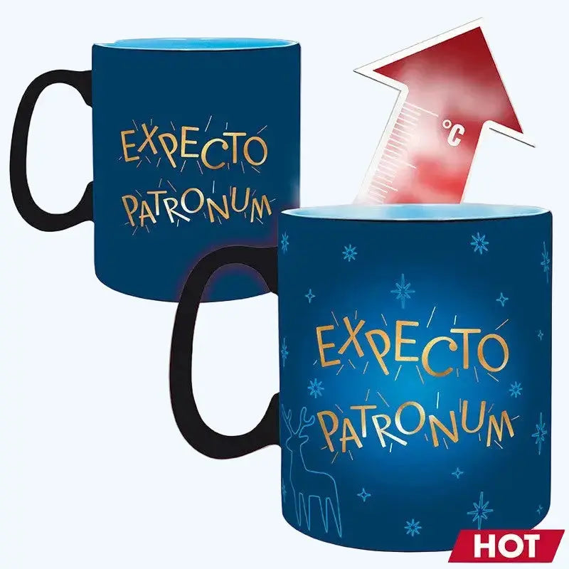 Mug Harry Potter Thermo-réactif Expecto Patronum - 460 ml -  La boutique Aux 2 Balais