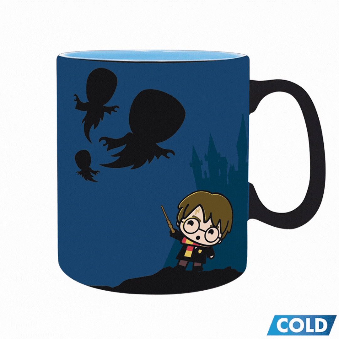 Mug Harry Potter Thermo-réactif Expecto Patronum, 460 ml -  La boutique Aux 2 Balais