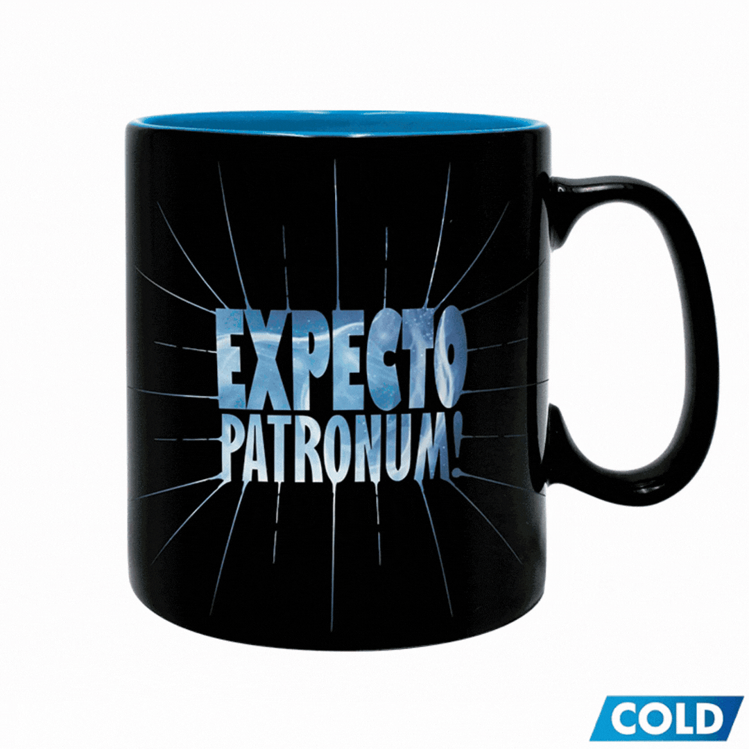 Mug Harry Potter Thermo-réactif Expecto Patronum, 460 ml -  La boutique Aux 2 Balais
