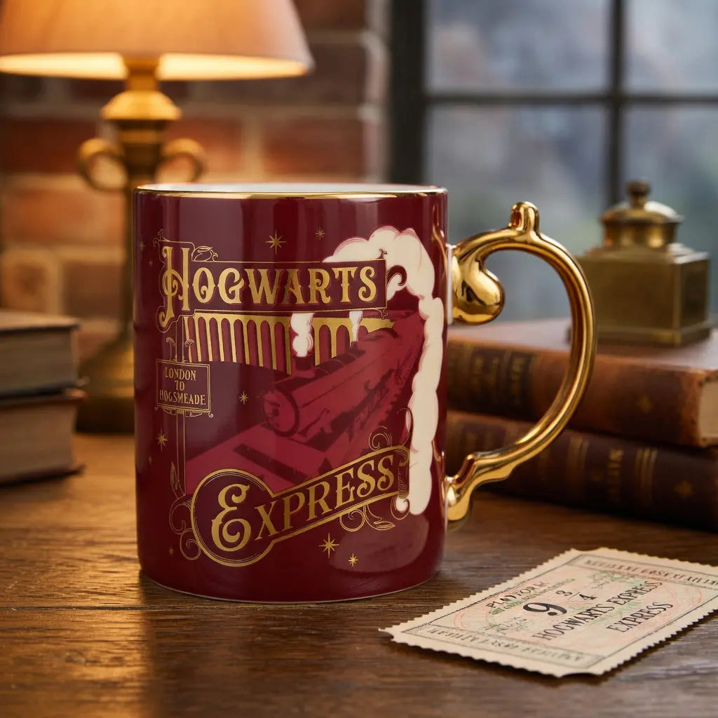 Mug Hogwarts Express Gold Edition -  La boutique Aux 2 Balais