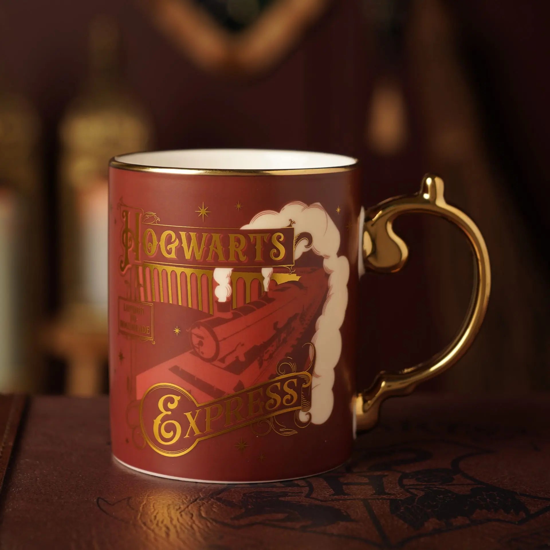 Mug Hogwarts Express Gold Edition -  La boutique Aux 2 Balais