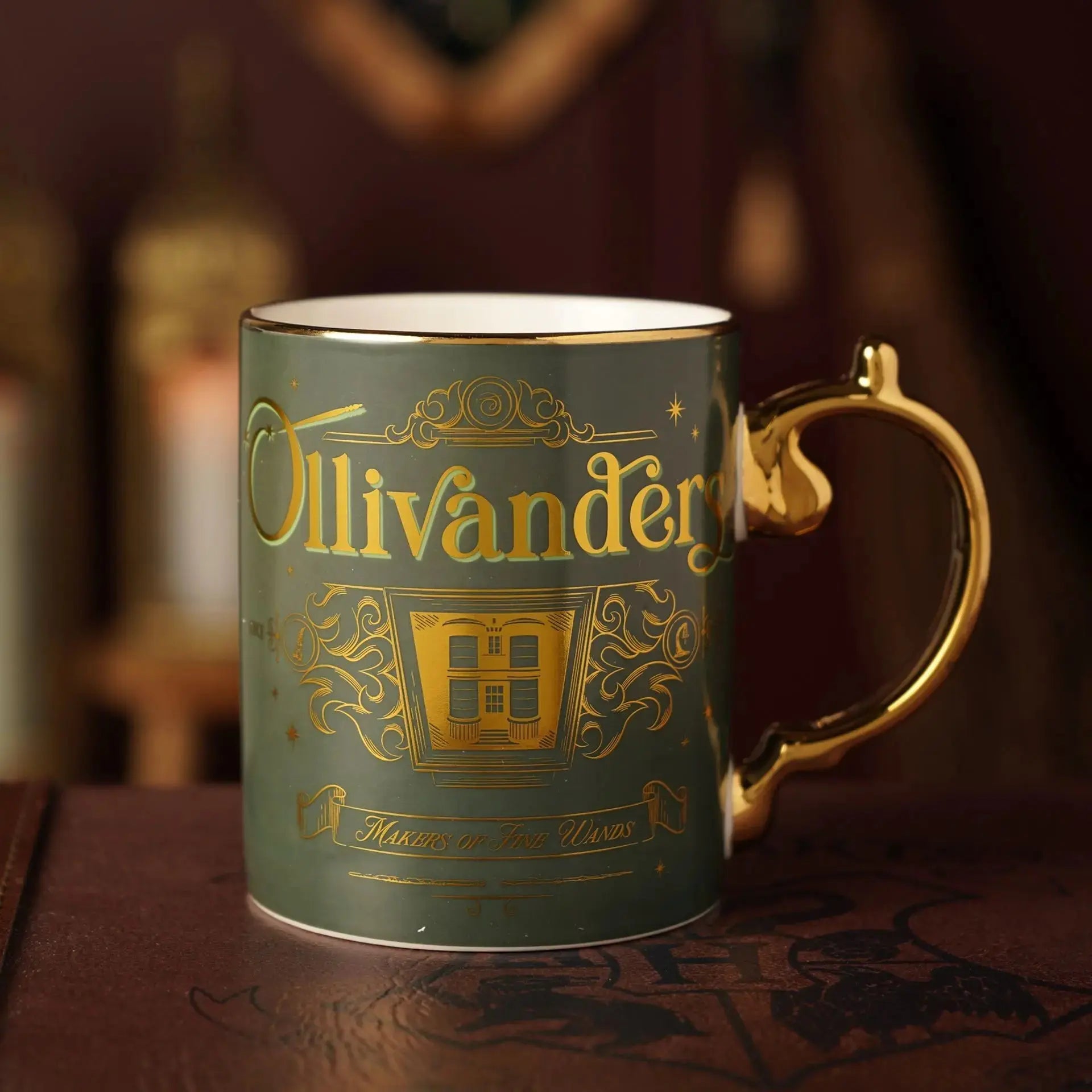 Mug Ollivanders Gold Edition -  La boutique Aux 2 Balais