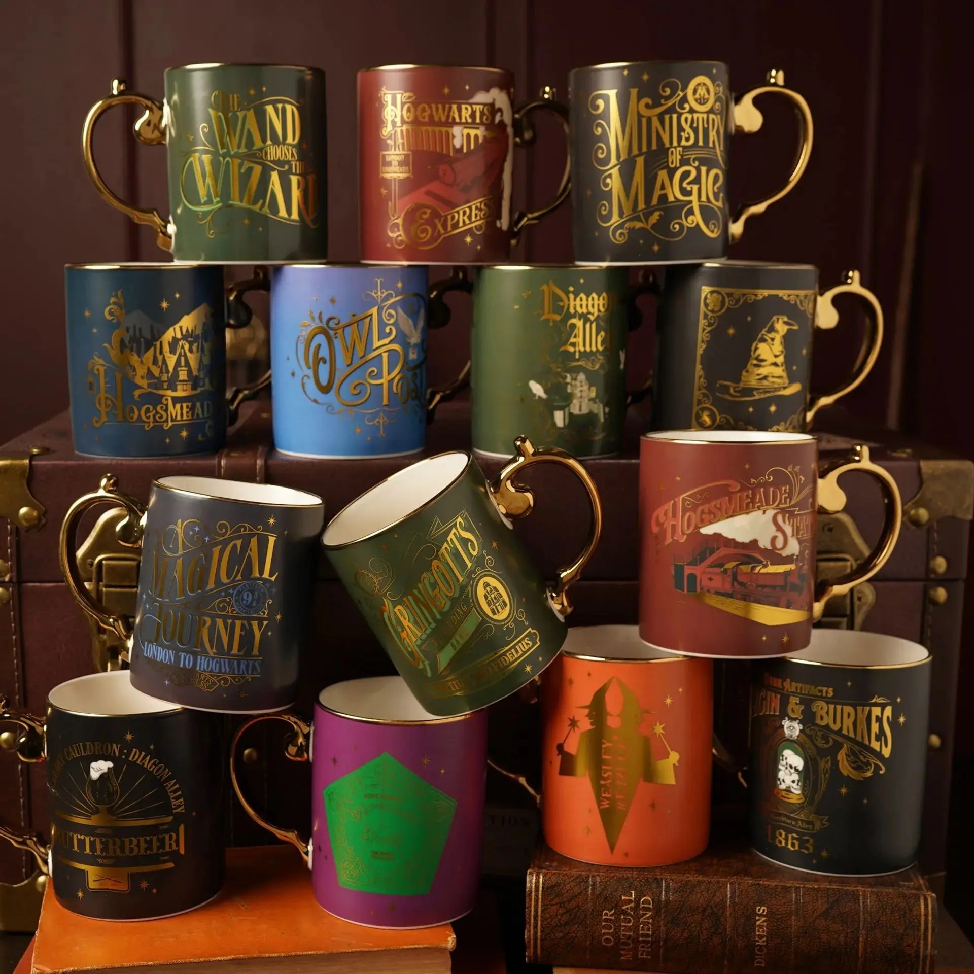 Mug Ollivanders Gold Edition -  La boutique Aux 2 Balais