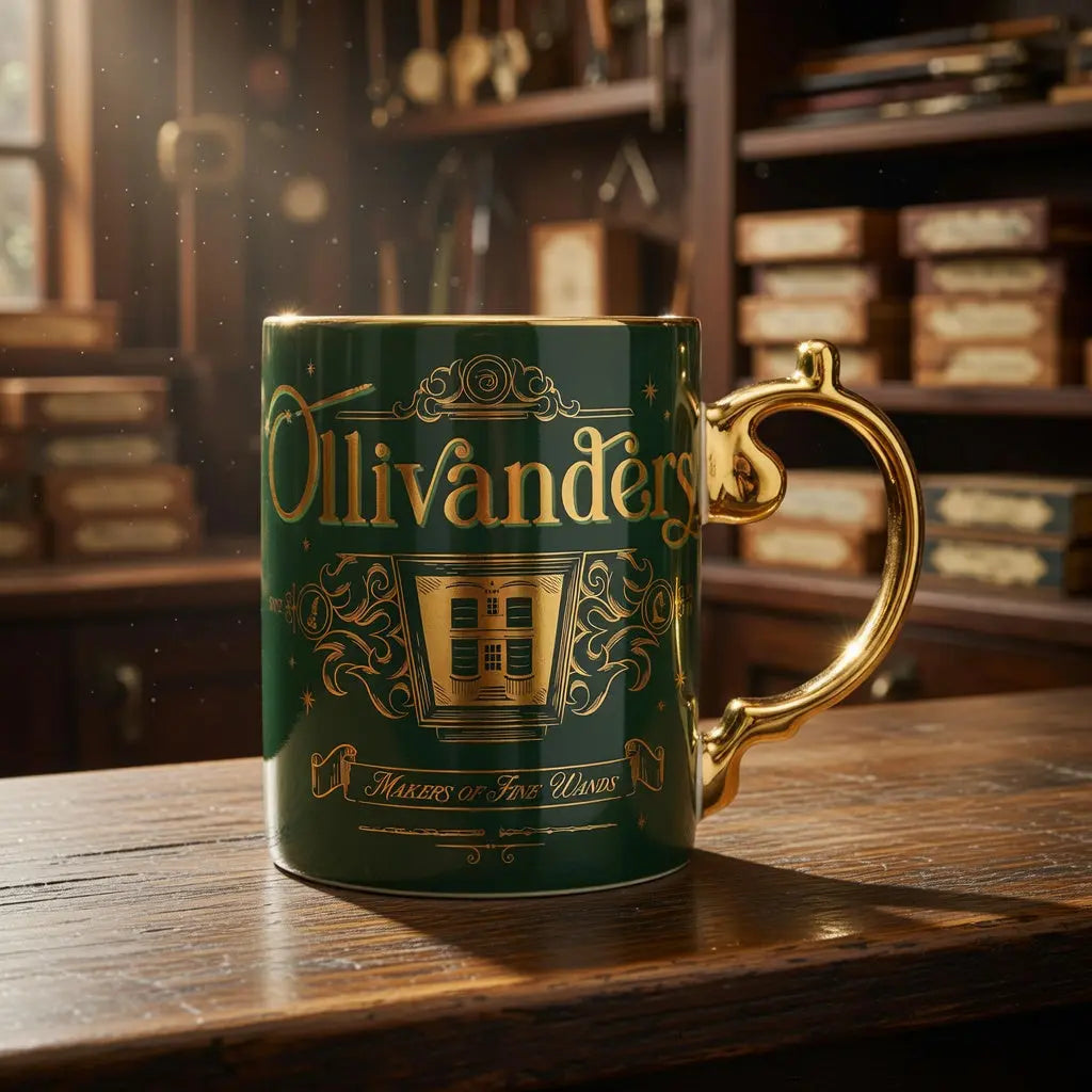 Mug Ollivanders Gold Edition -  La boutique Aux 2 Balais