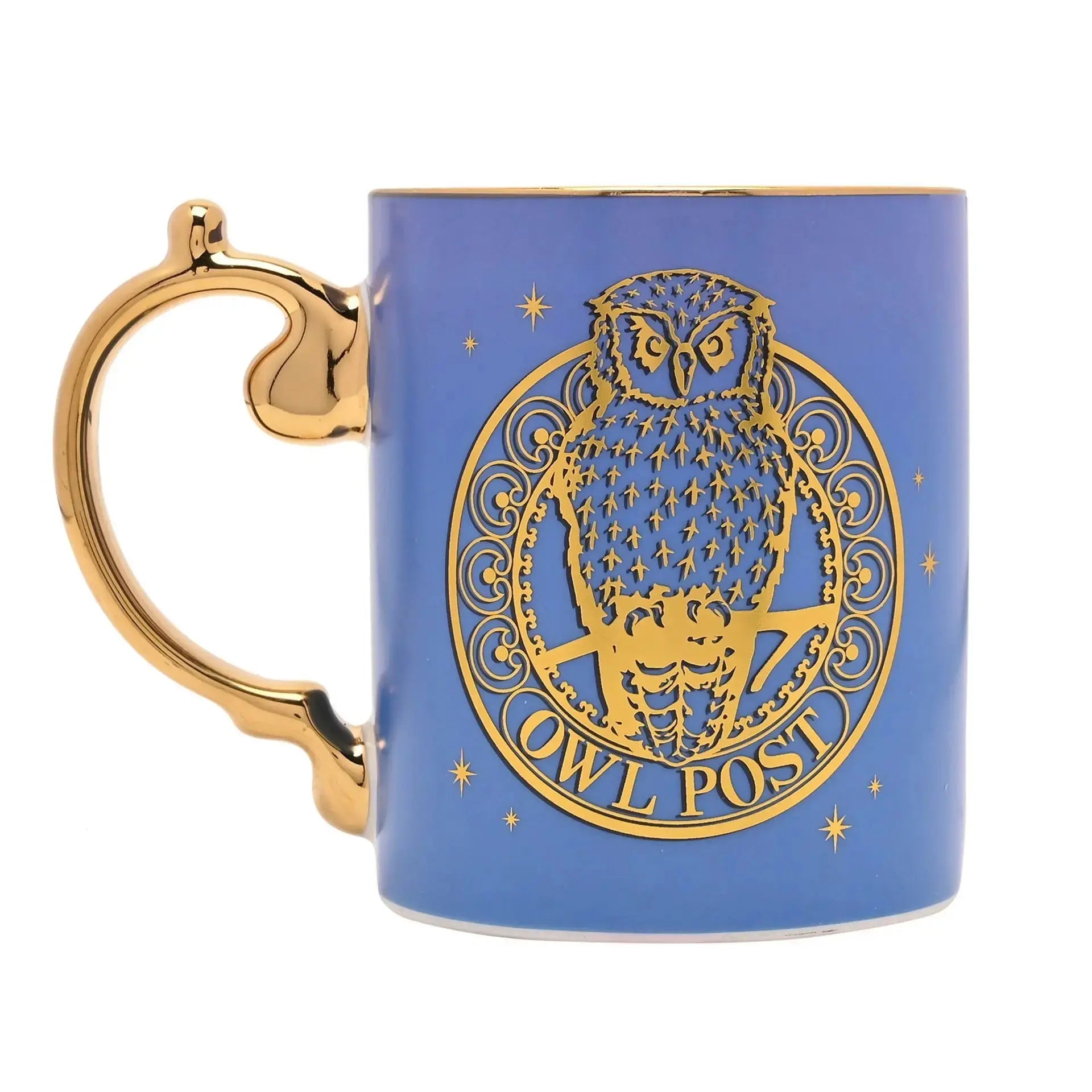 Mug Owl Post Gold Edition -  La boutique Aux 2 Balais