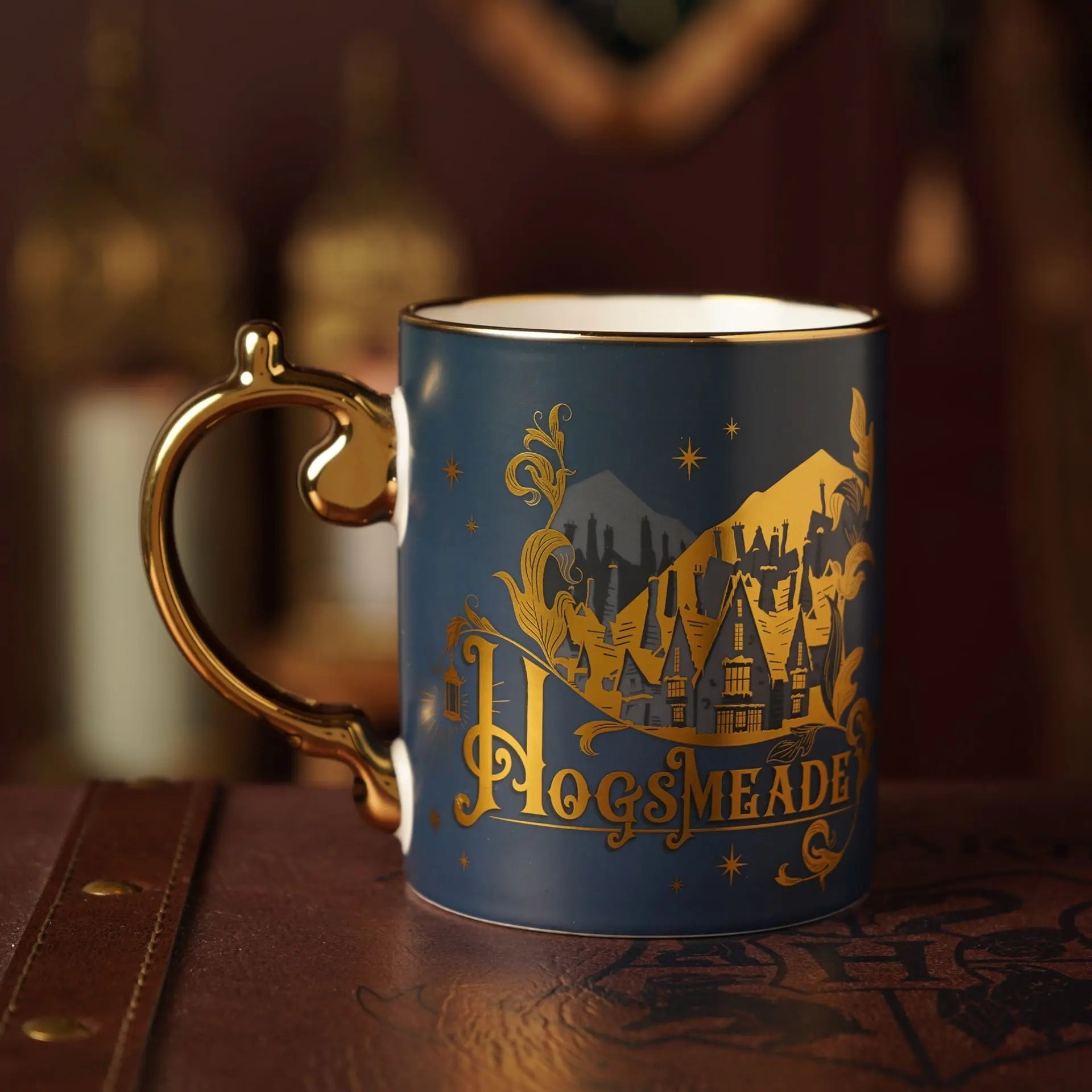 Mug Pré-au-Lard Gold Edition -  La boutique Aux 2 Balais