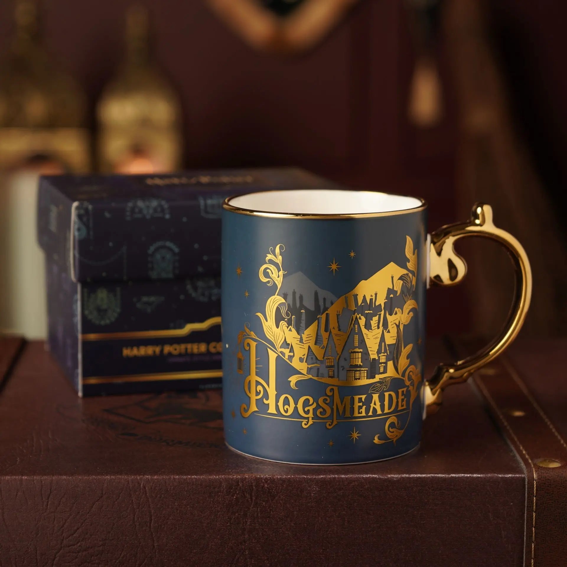 Mug Pré-au-Lard Gold Edition -  La boutique Aux 2 Balais