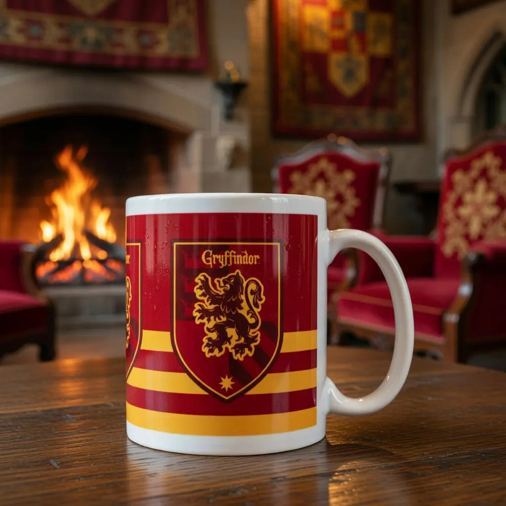 Mug Rayé Gryffondor -  La boutique Aux 2 Balais