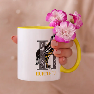 Mug Sortilège Poufsouffle noir 330ml -  La boutique Aux 2 Balais