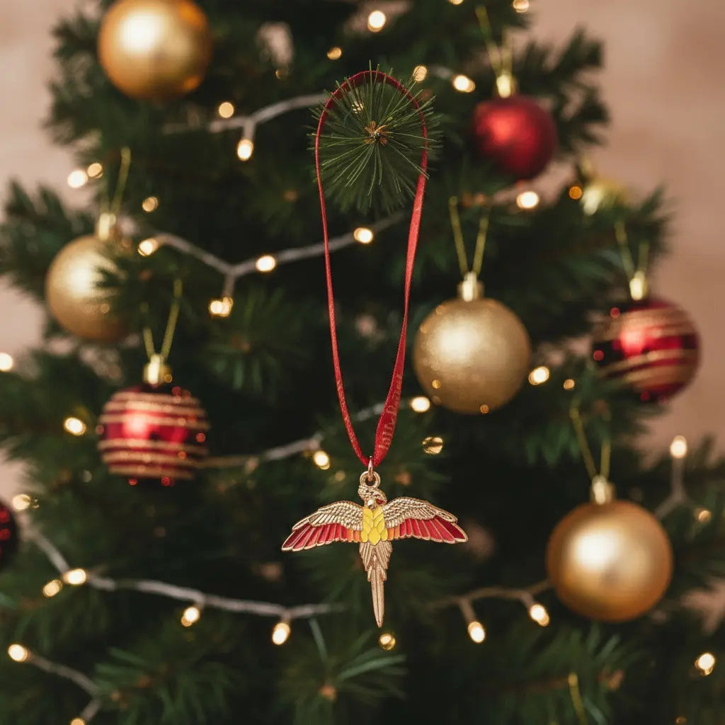 Ornement de Noël Phénix Harry Potter Fumseck -  La boutique Aux 2 Balais