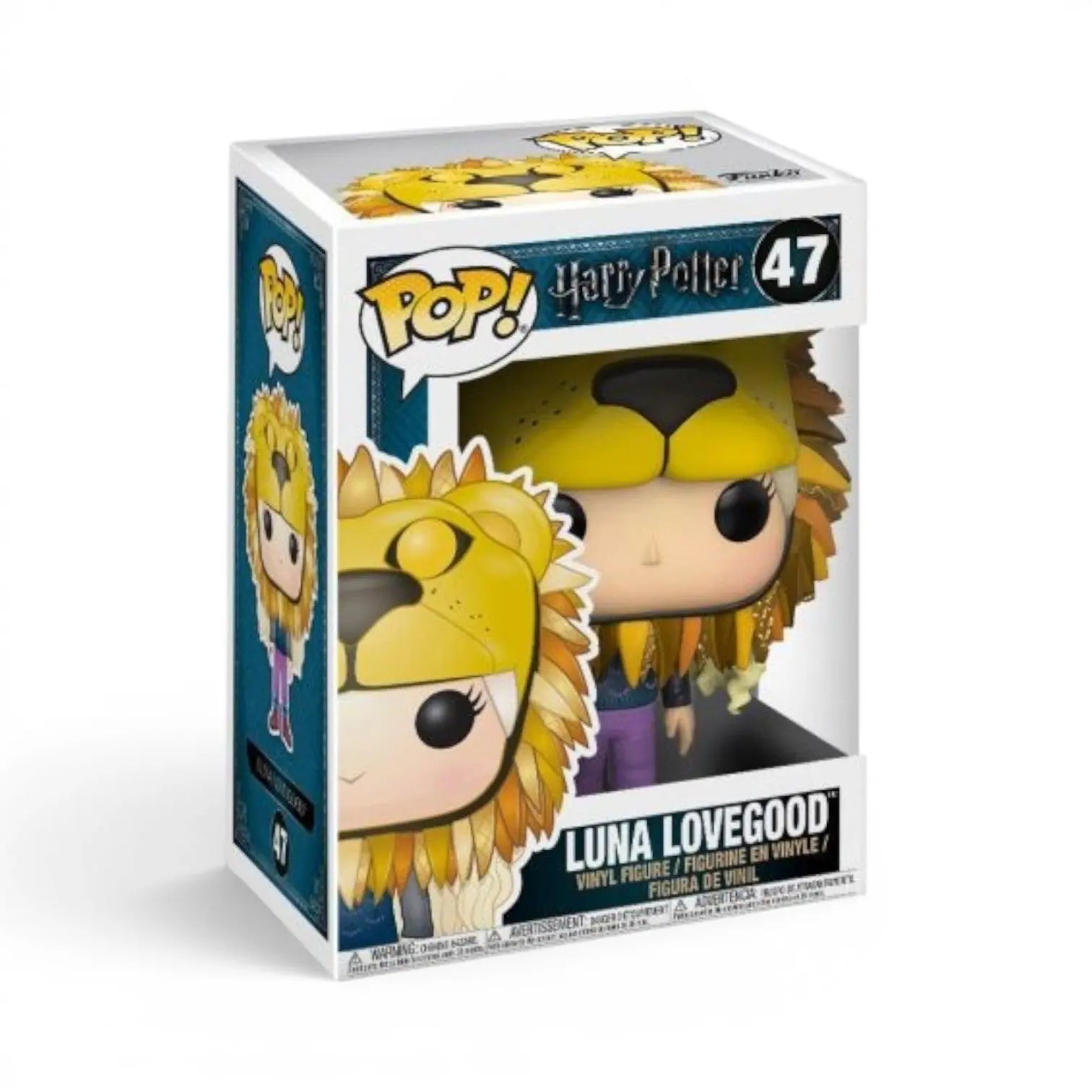 Figurine Funko POP Luna Lovegood en costume de lion, 9cm, vendue par La boutique Aux 2 Balais