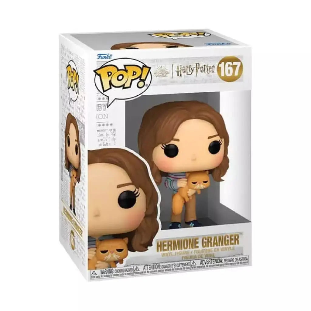 POP Movies Hermione Avec Pattenrond N° 167 -  La boutique Aux 2 Balais