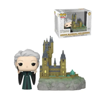 POP Town 33 Minerva et Poudlard -  La boutique Aux 2 Balais