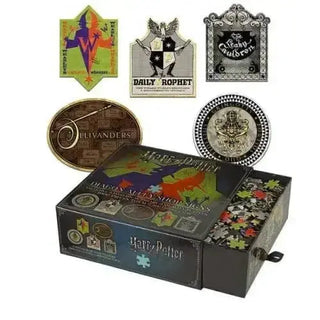 Pack 5 Puzzle Les Enseignes du Chemin de Traverse -  La boutique Aux 2 Balais