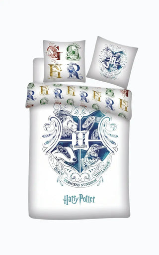 Parure Housse de Couette Hogwarts Coton 140x200 cm -  La boutique Aux 2 Balais