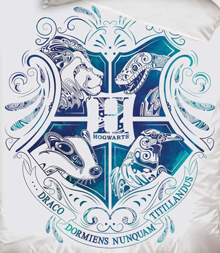 Parure Housse de Couette Hogwarts Coton 140x200 cm -  La boutique Aux 2 Balais
