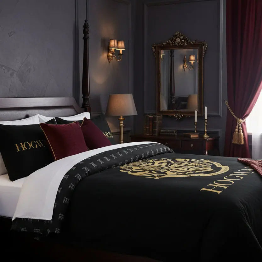 Parure de lit Harry Potter Phosphorescente - Brille dans le Noir 140x200 -  La boutique Aux 2 Balais