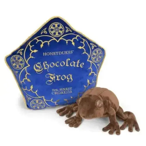 Peluche et Coussin Chocogrenouille -  La boutique Aux 2 Balais