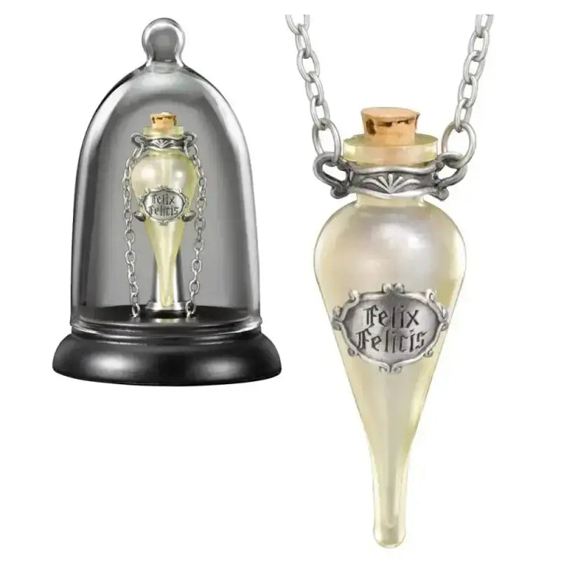 Pendentif Felix Felicis avec son support -  La boutique Aux 2 Balais