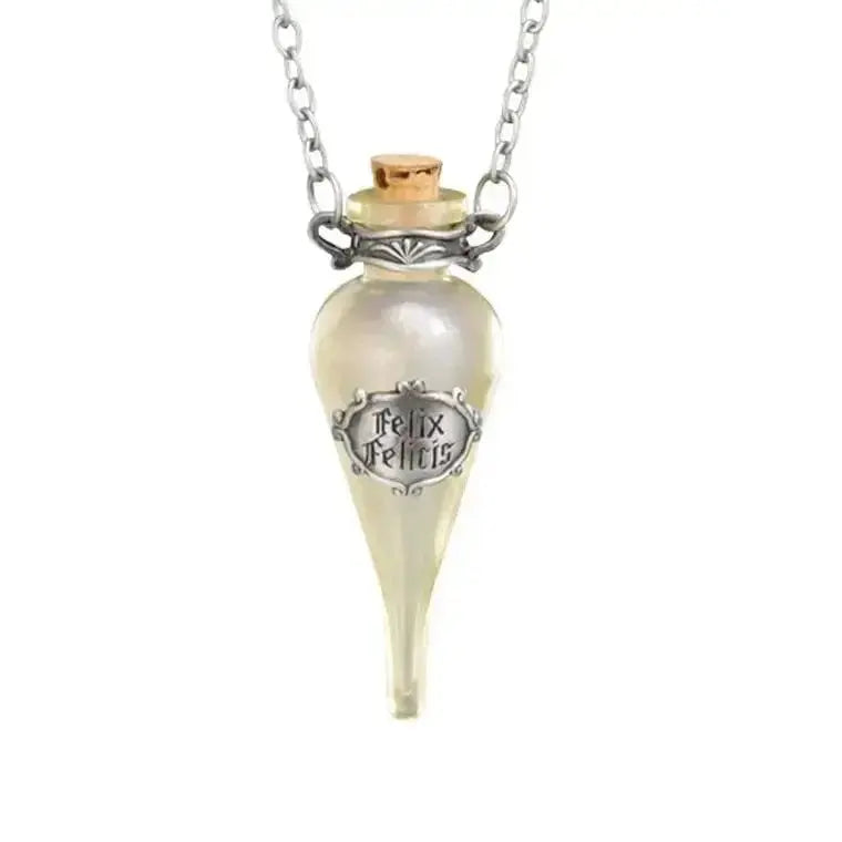 Pendentif Felix Felicis avec son support -  La boutique Aux 2 Balais