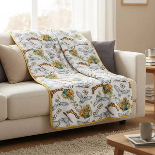 Plaid Le Monde d'Harry Potter Doux - Cocooning -  La boutique Aux 2 Balais