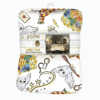 Plaid Le Monde d'Harry Potter Doux - Cocooning -  La boutique Aux 2 Balais