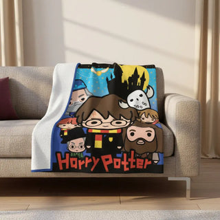 Plaid Polaire Harry Potter 100x140 cm -  La boutique Aux 2 Balais