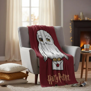 Plaid Polaire Hedwige 100x140 cm -  La boutique Aux 2 Balais