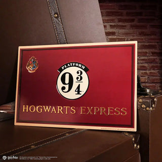Plaque Aluminium Platform 9 3/4 Harry Potter - 20x30 cm -  La boutique Aux 2 Balais