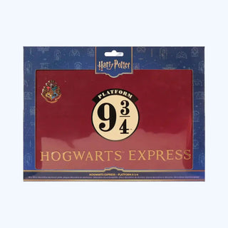 Plaque Aluminium Platform 9 3/4 Harry Potter - 20x30 cm -  La boutique Aux 2 Balais