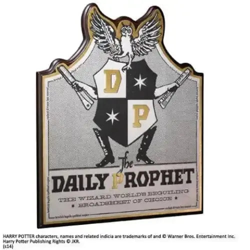 Plaque Murale Daily Prophet -  La boutique Aux 2 Balais