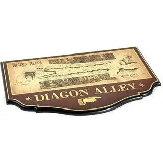 Plaque Murale du Chemin de Traverse -  La boutique Aux 2 Balais