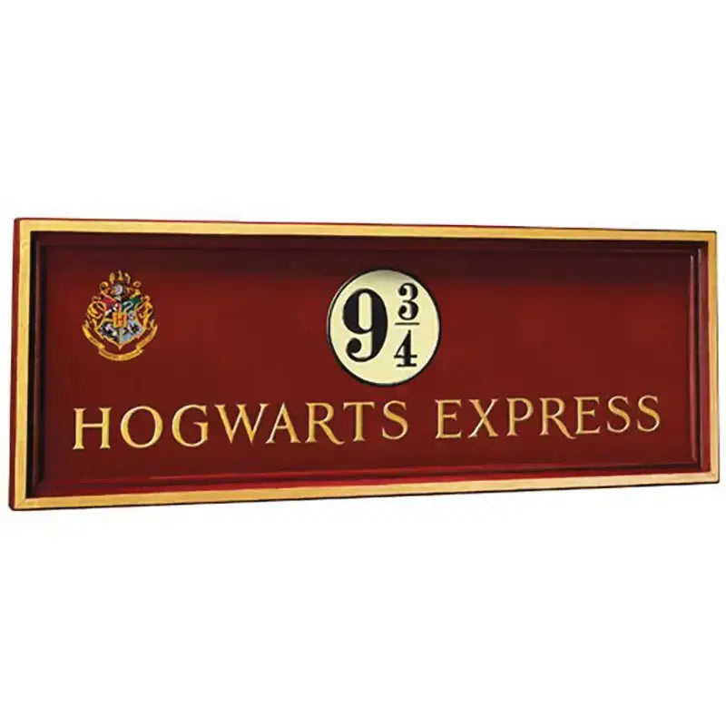 Plaque Poudlard Express 9 3/4 -  La boutique Aux 2 Balais