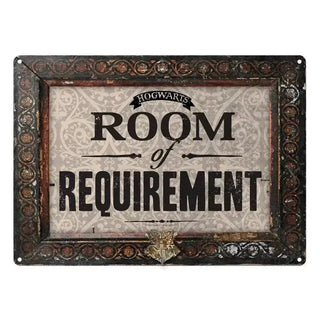 Plaque en Métal - Room Requirement -  La boutique Aux 2 Balais