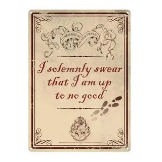 Plaque en métal Maraudeur -  La boutique Aux 2 Balais