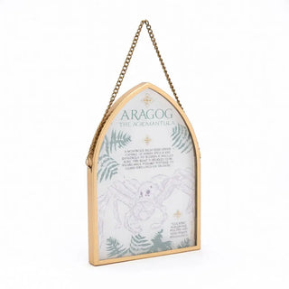 Plaque en verre Aragog -  La boutique Aux 2 Balais