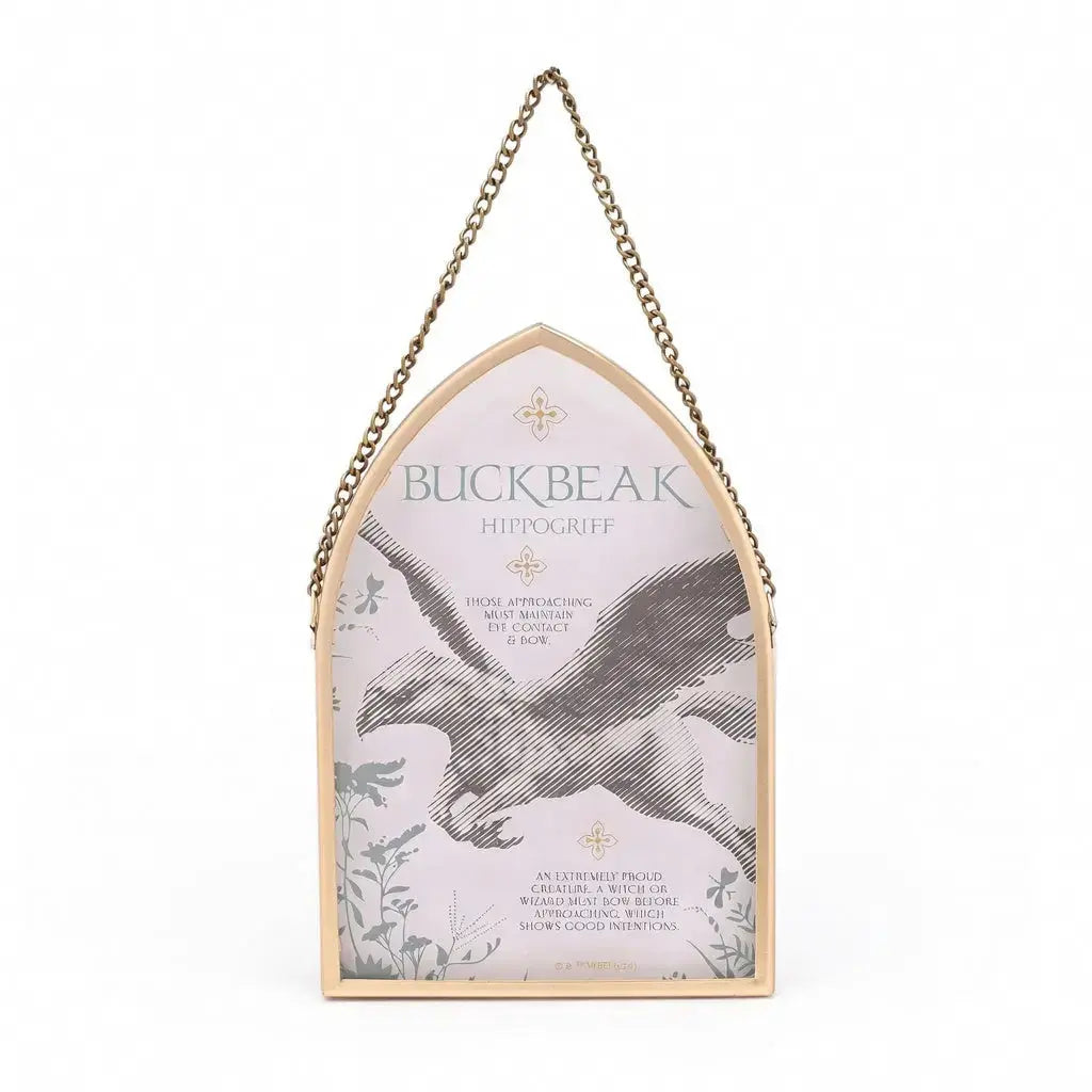 Plaque en verre Buck l'Hippogriffe -  La boutique Aux 2 Balais